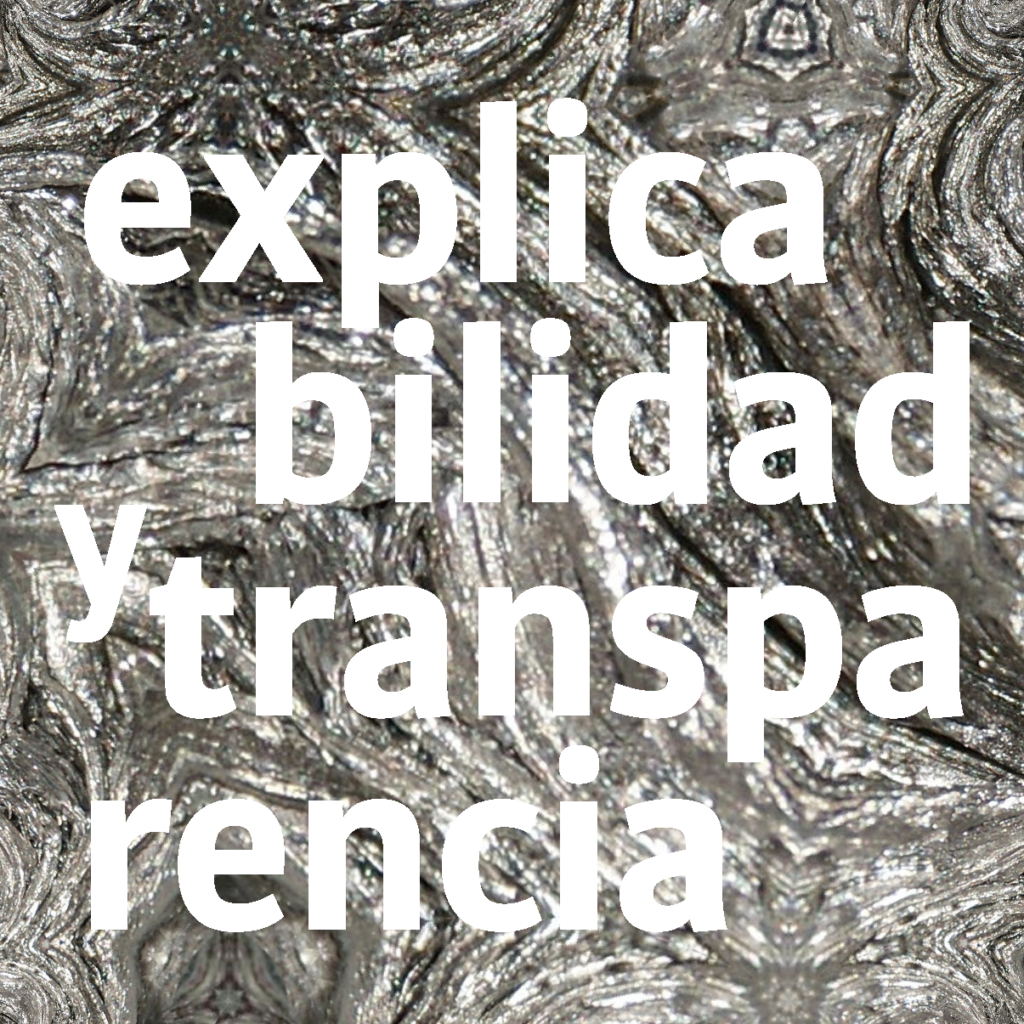 explicabilidad y transparencia